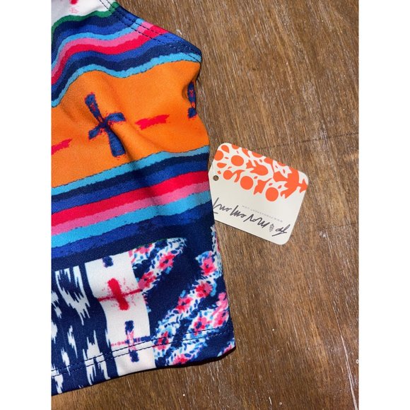 Free People Women's Sports Bra Top Size Small Training Gym NWT Blue - Picture 4 of 8